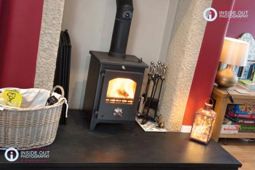 Holiday Cottage Living-room Stove Detail